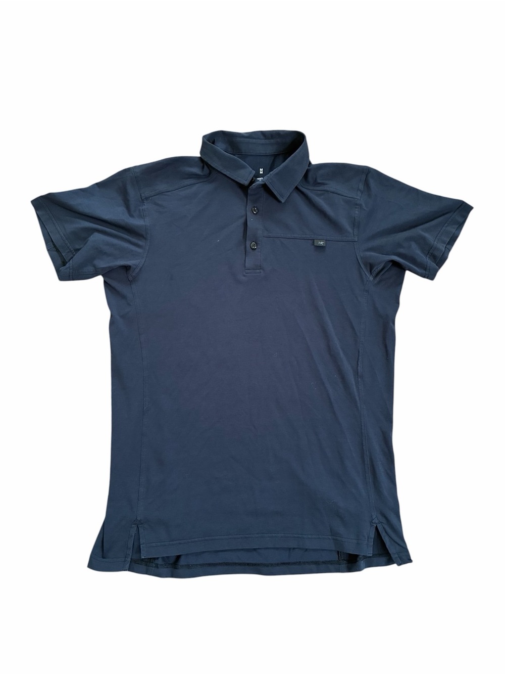 Arc'teryx Men's Polo Shirt Stretch Golf Performance Navy Blue Size Medium